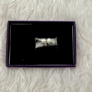 Faux Pearl Stud Earrings